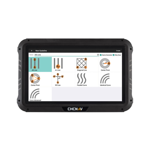 CHCNAV NX510 Steer Ready controller display til RTK autostyring.